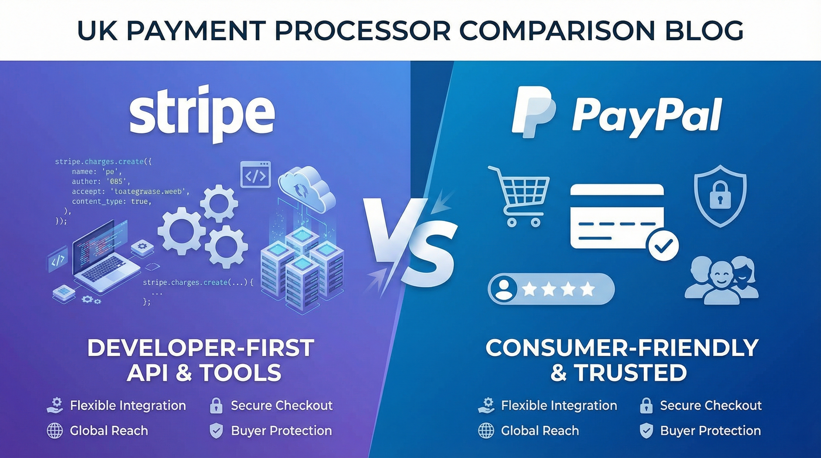 Stripe et PayPal sur la page de paiement